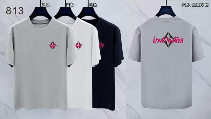 Picture of Louis Vuitton T Shirts Short _SKULVM-3XL8qx8138488